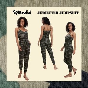 Splendid Camo Jumpsuit
